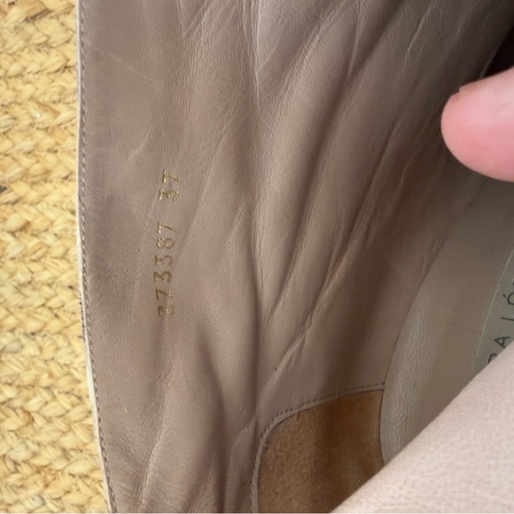 REVOLVE Pura Lopez Wedge Bootie Light Tan Leather Super comfortable Sexy 🔥 - Picture 11 of 16